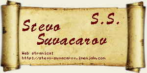 Stevo Suvačarov vizit kartica
